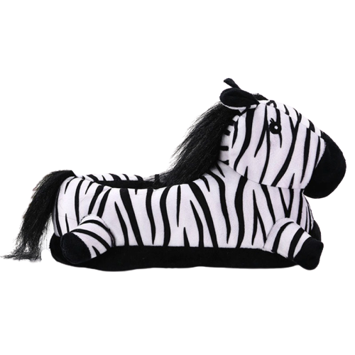 Chaussons à Plateforme Naughty Monkey - Imprimé Zèbre, Poils, Taille US 7 - Occasion