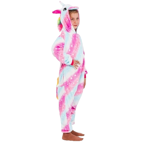 combinaison licorne multicolore enfant 3