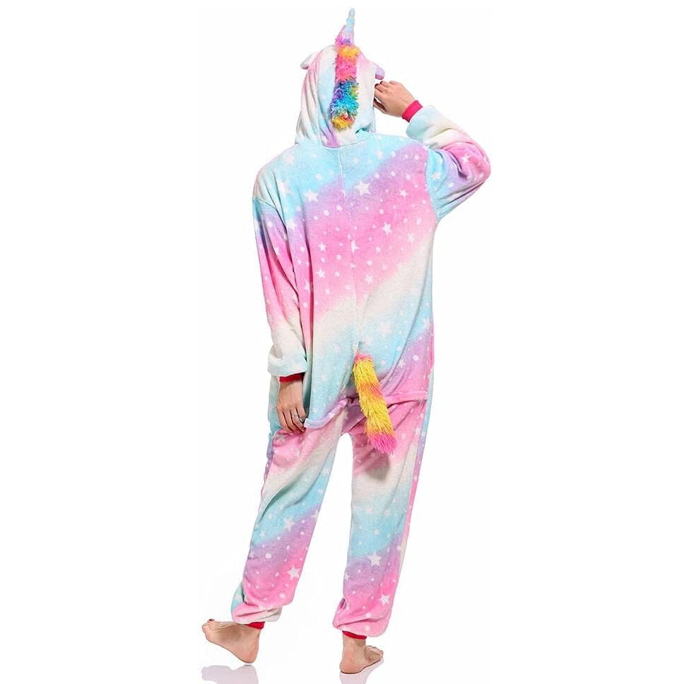 combinaison pyjama licorne arc-en-ciel 3