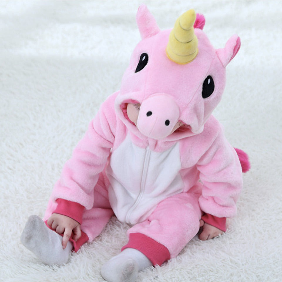 pyjama licorne rose bébé