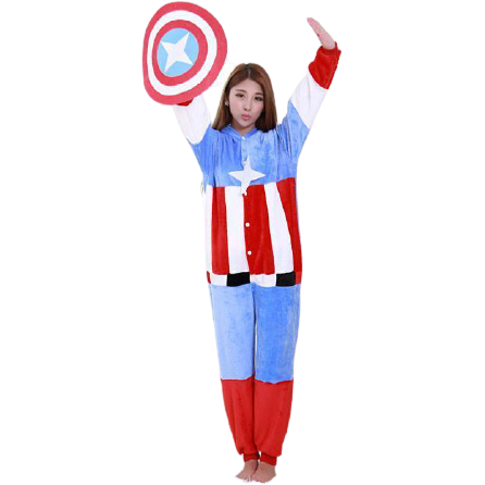 Combinaison Pyjama Captain America