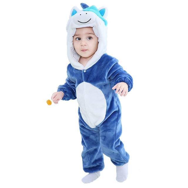 pyjama licorne bleue bébé