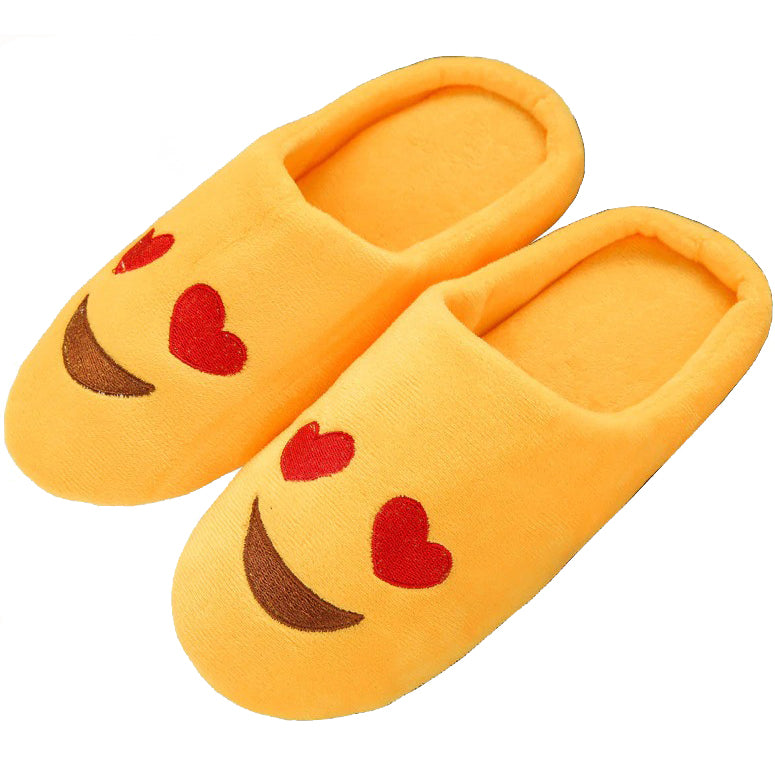 pantoufles emoji amoureux