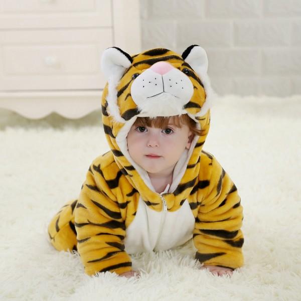 Combinaison bébé tigre