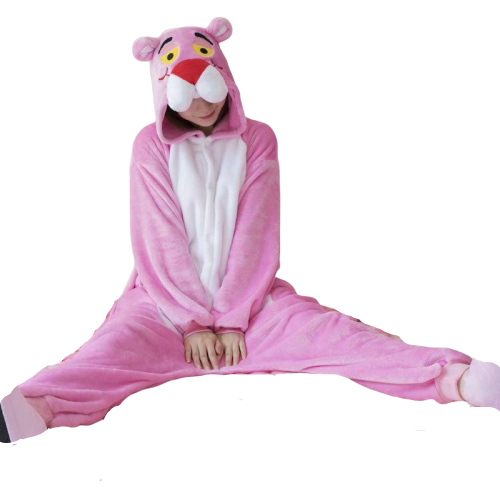 combinaison pyjama panthère rose