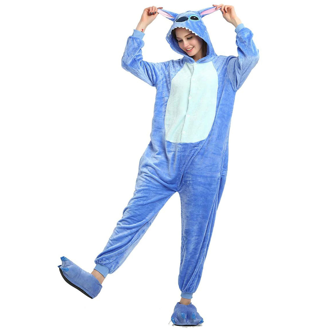 Combinaison pyjama stitch bleu - Pyjama Combinaison