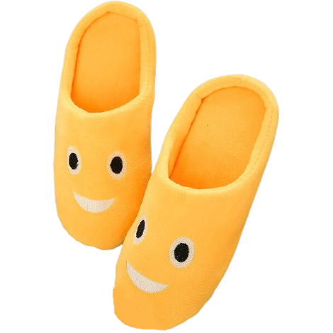 pantoufles emoji heureux