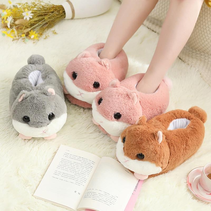 Chaussons Souris Rose