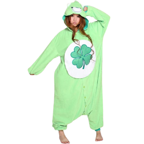 pyjama bisounours vert
