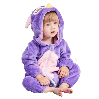 pyjama hibou violet bébé