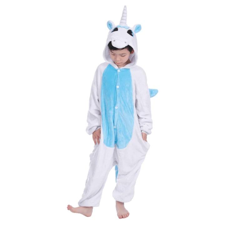 pyjama licorne bleu enfant