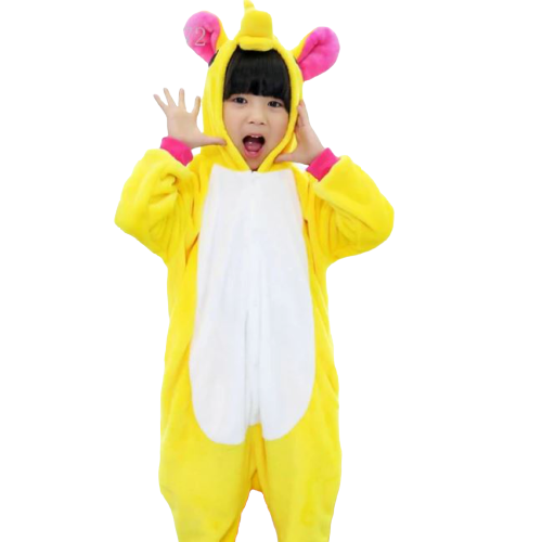 pyjama licorne jaune enfant