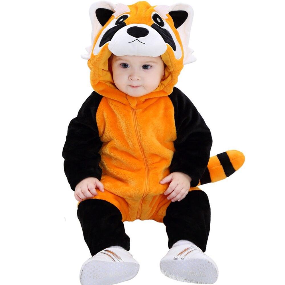 pyjama panda roux bébé