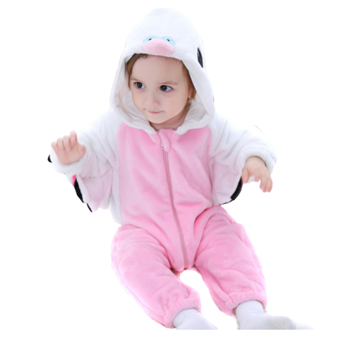 pyjama perroquet rose bébé