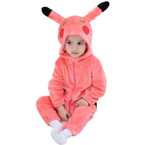 pyjama pikachu rose bébé