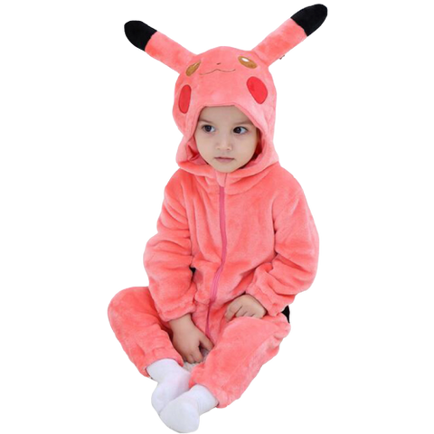 pyjama pikachu rose bébé