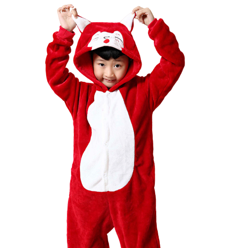 pyjama renard rouge enfant