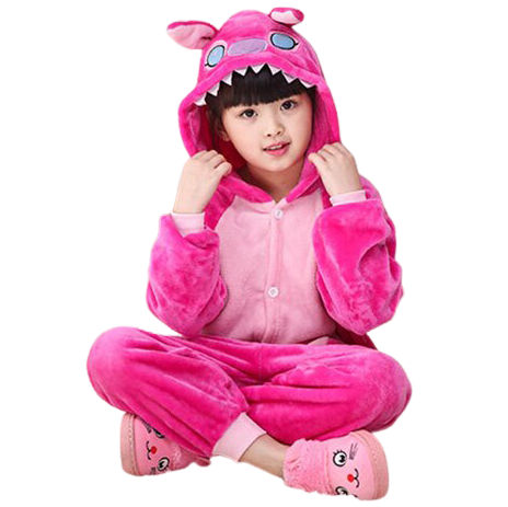 pyjama stitch rose bébé
